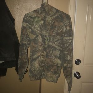 Camo turtle neck sweater